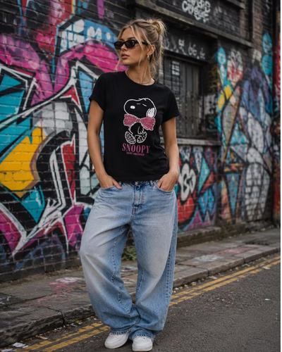 Black Butterfly Graphic T-Shirt